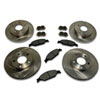 Rotor Kit - Short Stop - Turbo Slotted Rotor & Pad Kit - image 1