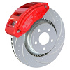 A550-20R-DS ​Front Redline 6-Piston Billet Aluminum Caliper Kit for 2005-2014 Mustang [Includes DS Rotors, Red] - image 1