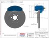 A550-21-DS ​Rear Redline Large Bore Piston Billet Aluminum Caliper Kit for 2005-2014  Mustang [Includes DS Rotors, Anodized] - image 4
