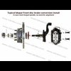 Front 4-Piston Drum to Disc Brake Conversion Kit At The Wheels Only - image 4