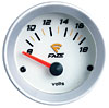 Electrical Volt Gauge 8 - 18 volt, 90° sweep - image 1