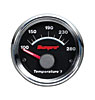 2IN. Super III Black Dial Chrome Face Electrical Water/Oil TempGa - image 1