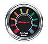 2IN. Super III Black Dial Chrome Face Air/Fuel Ratio Ga - image 1