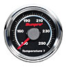 2IN. Super III Black Dial Chrome Face Mechanical Water/Temp Ga - image 1