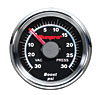 2IN. Super III Black Dial Chrome Face Mechanical Vacuum/Boost Ga - image 1