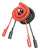 Twin 5FT. Coil Cord Jumper Leads - image 1