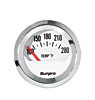 Water/Oil Temperature Gauge 2" White Dial Face - image 1