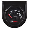 Voltmeter 2" Black Face Dial - image 1