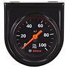 Oil Pressure Gauge 2" Black Dial Face - image 1
