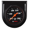 Mechanical Water/Oil Temperature Gauge 2" Black-Dial Face