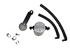 Oil Separator 3.0 Driver Side, Clear Anodized [Fits Select Toyota Tacoma 3.5L]