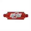 Medium billet inline fuel filter AN-12 fittings - image 1
