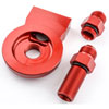Remote Oil Filter Mount 2-Bolt Flat Mount - image 3