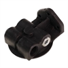 Cast 4 port remote filter mount flat mounting surface black anodized with 13/16 -16 thread - image 1