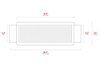 AR-Series Resonator Muffler, Inlet/Outlet: 5 in., Overall Length: 14 in. [Mirror Polished Finish] - image 2