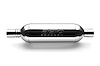 Turbine XL Performance Muffler, Inlet/Outlet: 2.500 in., Overall Length: 26 in. [Mirror Polished Finish] - image 1