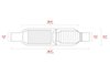 Turbine XL Performance Muffler, Inlet/Outlet: 2.500 in., Overall Length: 26 in. [Mirror Polished Finish] - image 2