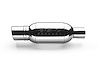 Turbine Performance Muffler, Inlet/Outlet: 3 in./4 in., Overall Length: 19 in. [Mirror Polished Finish] - image 1