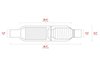 Turbine XL Performance Muffler, Inlet/Outlet: 3 in./4 in., Overall Length: 26 in. [Mirror Polished Finish] - image 2