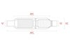 Turbine XL Performance Muffler, Inlet/Outlet: 3.500 in., Overall Length: 26 in. [Mirror Polished Finish] - image 2