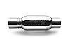 Turbine Performance Muffler, Inlet/Outlet: 4 in., Overall Length: 20 in. [Mirror Polished Finish]