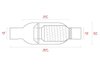 Turbine Performance Muffler, Inlet/Outlet: 4 in., Overall Length: 20 in. [Mirror Polished Finish] - image 2