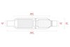 Turbine XL Performance Muffler, Inlet/Outlet: 5 in., Overall Length: 30 in. [Mirror Polished Finish] - image 2