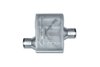 Street-Series Street Flow Muffler, 1-Chamber Inlet/Outlet: 2.250 in., Offset In/Center Out [Satin Finish] - image 2