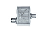 Street-Series Street Flow Muffler, 1-Chamber Inlet/Outlet: 2.250 in., Offset In/Offset Out [Satin Finish] - image 1