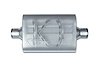 Street-Series Street Flow Muffler, 2-Chamber Inlet/Outlet: 2.250 in., Center In/Center Out [Satin Finish] - image 1