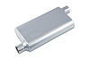 Street-Series Street Flow Muffler, 3-Chamber Inlet/Outlet: 2.250 in., Offset In/Offset Out [Satin Finish] - image 1