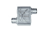Street-Series Street Flow Muffler, 1-Chamber Inlet/Outlet: 2.500 in., Offset In/Offset Out [Satin Finish] - image 1