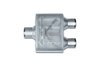 Street-Series Street Flow Muffler, 1-Chamber Inlet/Outlet: 2.500 in./2.250 in., Center In/Dual Out [Satin Finish] - image 2