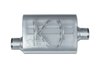 Street-Series Street Flow Muffler, 2-Chamber Inlet/Outlet: 2.500 in. Offset In/Center Out [Satin Finish] - image 2