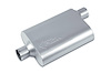 Street-Series Street Flow Muffler, 2-Chamber Inlet/Outlet: 2.500 in. Center In/Offset Out [Satin Finish] - image 1
