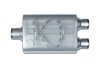 Street-Series Street Flow Muffler, 2-Chamber Inlet/Outlet: 2.500 in./2.250 in., Center In/Dual Out [Satin Finish] - image 2