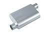 Street-Series Street Flow Muffler, 2-Chamber Inlet/Outlet: 2.500 in. Offset In/Offset Out [Satin Finish] - image 1