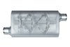 Street-Series Street Flow Muffler, 3-Chamber Inlet/Outlet: 2.500 in. Offset In/Offset Out [Satin Finish] - image 2