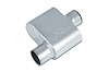 Street-Series Street Flow Muffler, 1-Chamber, Inlet/Outlet: 3 in., Offset In/Center Out [Satin Finish] - image 1