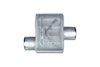 Street-Series Street Flow Muffler, 1-Chamber, Inlet/Outlet: 3 in., Offset In/Center Out [Satin Finish] - image 2