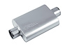 Street-Series Street Flow Muffler, 2-Chamber, Inlet/Outlet: 3 in., Center In/Center Out [Satin Finish] - image 1