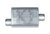 Street-Series Street Flow Muffler, 2-Chamber, Inlet/Outlet: 3 in., Offset In/Center Out [Satin Finish] - image 2