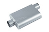 Street-Series Street Flow Muffler, 2-Chamber, Inlet/Outlet: 3 in., Center In/Offset Out [Satin Finish] - image 1