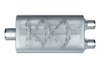 Street-Series Street Flow Muffler, 3-Chamber, Inlet/Outlet: 3 in./2.250 in., Center In/Dual Out [Satin Finish] - image 2