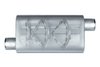 Street-Series Street Flow Muffler, 3-Chamber, Inlet/Outlet: 3 in., Offset In/Offset Out [Satin Finish] - image 2