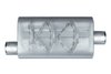Street-Series Street Flow Muffler, 3-Chamber, Inlet/Outlet: 3 in., Offset In/Center Out [Satin Finish] - image 2