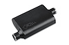 Street-Series Street Flow Muffler, 2-Chamber, Inlet/Outlet: 2.250 in./2.250 in., Offset In/Center Out [Black Powder-Coat Finish]