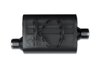 Street-Series Street Flow Muffler, 2-Chamber, Inlet/Outlet: 2.250 in./2.250 in., Offset In/Center Out [Black Powder-Coat Finish] - image 2