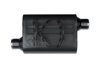 Street-Series Street Flow Muffler, 2-Chamber, Inlet/Outlet: 2.250 in./2.250 in., Offset In/Offset Out [Black Powder-Coat Finish] - image 2