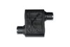 Street-Series Street Flow Muffler, 1-Chamber, Inlet/Outlet: 2.500 in./2.500 in., Offset In/Offset Out [Black Powder-Coat Finish] - image 2